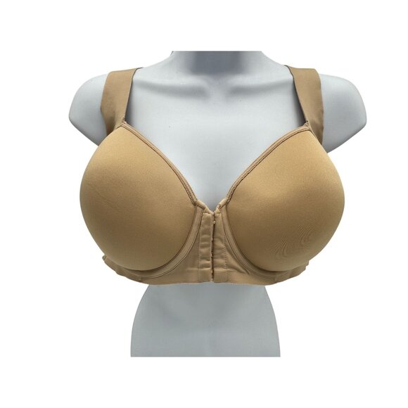 Bali One Smooth U Posture Boost Underwire Bra DF3450 Size 40C Nude Full Coverage - Picture 1 of 7